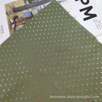 Polyester Stretch Knit DTYBrush Foil Print Jersey Fabric